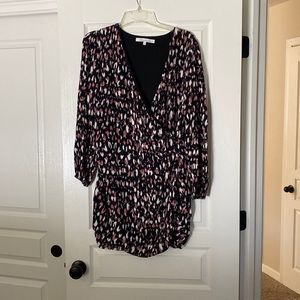 Faux wrap dress
